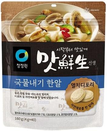 【送料無料】清浄園 マッ鮮生いわしだしタブレット100g(4g×25個) ×10袋／いわしダシダ 韓国調味料 韓国食品 ダシダ 鍋だし