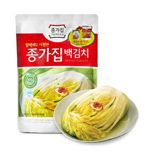 【送料無料・クール便】韓国 宗家 白 白菜 キムチ 500g x 3袋 韓国産 食品 食材 料理 おかず おつまみ 発酵食品