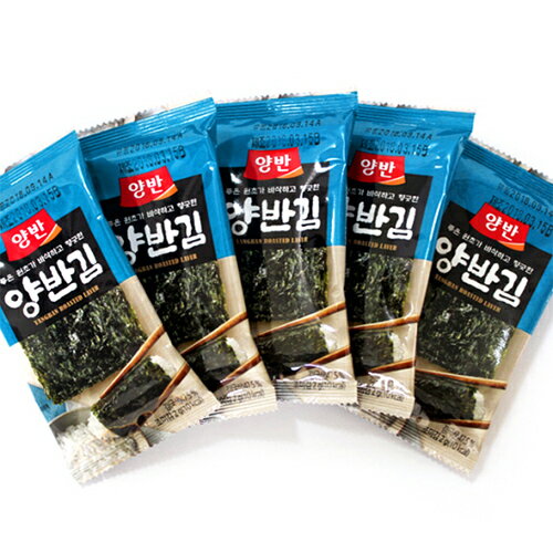 DONGWON ヤンバン 海苔 8切8枚 192袋 韓国 食品 食材 料理 おかず 海苔 お弁当用 のり 味付海苔 ふりかけ おつまみ ご飯のお供 3