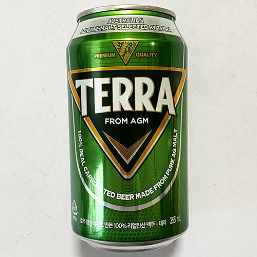 【送料無料】韓国 ビール TERRA 350ml x 6缶 韓国酒 お酒