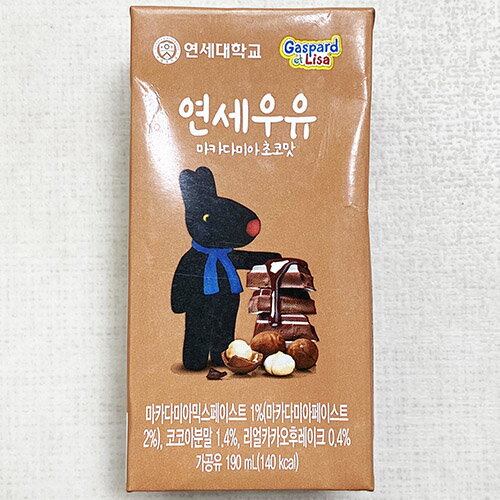 ・YONSEI 大学 牛乳 マカダミアチョコ味 190ml x 3個 ・保存方法: 要冷蔵 ・賞味期限: 別途表示 ・原産国名: 韓国 ・パッケージデザイン等は予告なく変更される場合がございますので、ご了承ください。