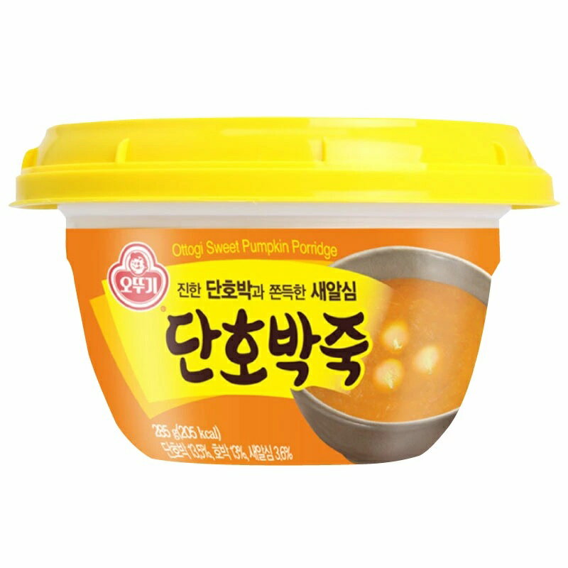 【送料無料】オットギ カボチャ粥 265g×12個/おかゆ レトルト 1食おきかえ 即席食品 韓国食品 防災グッズ 防災用 非常食