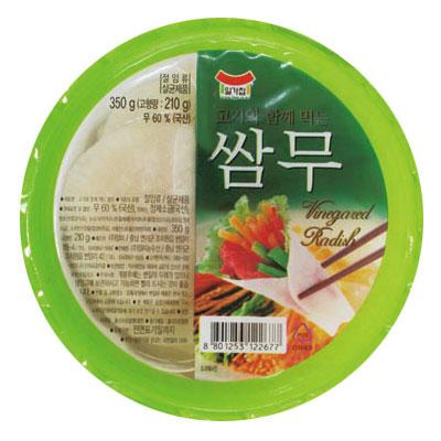 イルガ サムム(サム大根)350g×18個/大根甘酢漬け 惣菜 韓国おかず 韓国食材 韓国料理 韓国食品