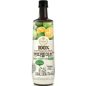 プチジェル 美酢 カラマンシー 900ml x 1本 酢飲料 飲む お酢 100％果実酢 発酵酢 韓国 料理 食品