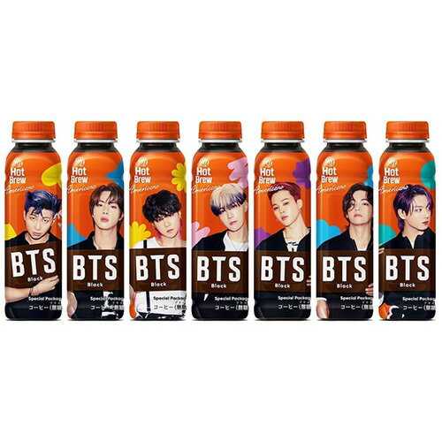 ☆訳ありセール！【賞味2024.6.21まで】BTS HotBrew 5本セット(americano black) コーヒー 防弾少年団 メンバーランダム発送 韓国