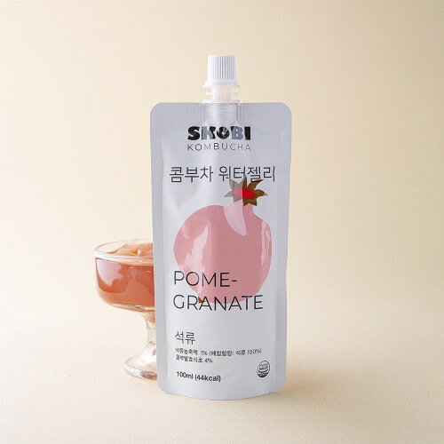 SKOBI　コンブチャウォーターゼリー　ざくろ味　100g　KOMBUCHA　ゼリー飲料　韓国商品　韓国食品　コ..