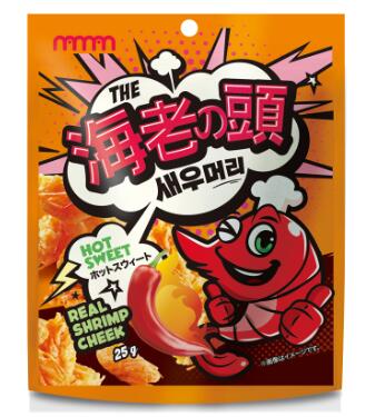 【スナック菓子】海老の頭　ホットスウィート味　スパイシースナック　アジアのお菓子　韓国　海老　おつまみ 1