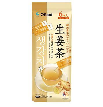 O’food 生姜茶 162g（27gx6本入り） スティックタイプ　韓国茶　しょうが茶　ジンジャー　お茶