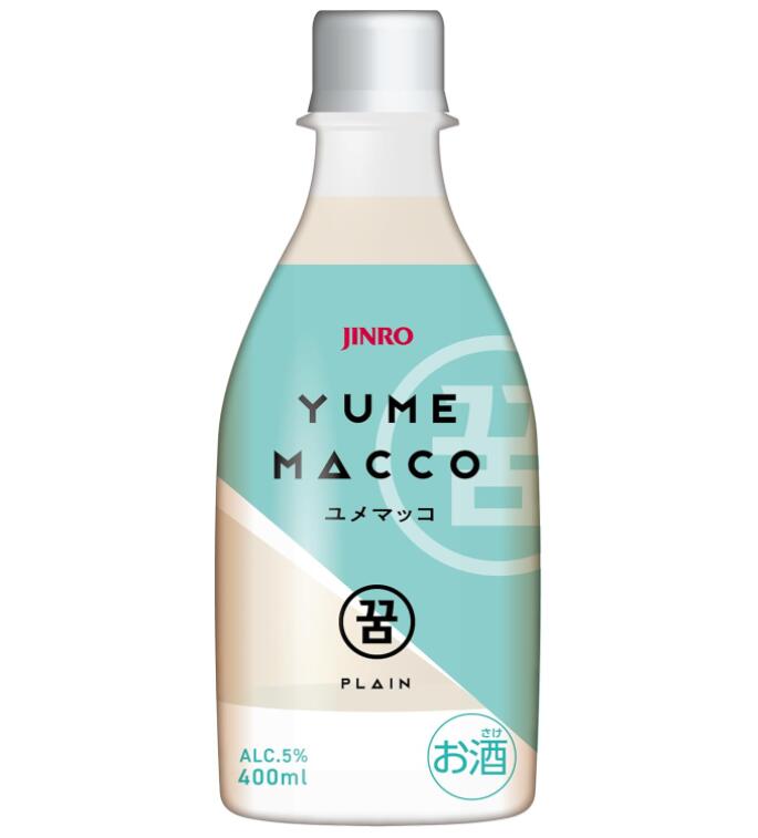 【JINRO】 YUMEMACCO(ユメマッコ）プレーン味 400ml 5本 マッコリ 韓国お酒　おいしい　人気