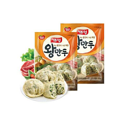 東園 開成 王餃子 350g x 2袋 ワンマンドゥ ギョーザ 肉餃子 餃子 冷凍　食品 加工 韓国 料理