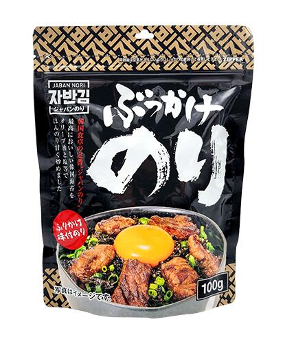 【送料無料】ぶっかけのり 100g x 30袋 ふりかけ　韓国海苔　ご飯の友 ぶっか おかず お茶漬け おにぎ..