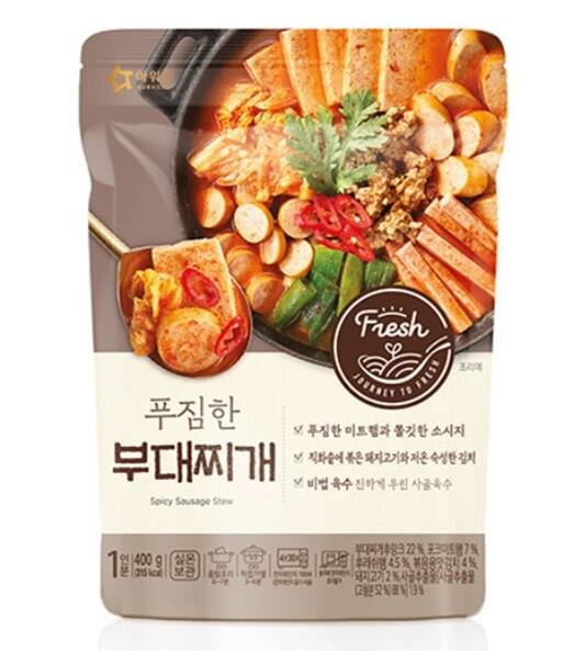 OURHOME プデチゲ 400g 12袋セット(1ケース) 韓国食品 韓国食材 レトルト パウチ スープ コク深い おいしい 保存食