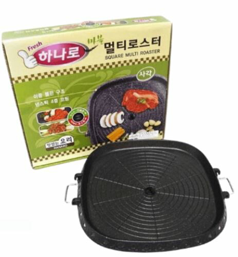 【ハナロ鉄板】四角型　サムギョプサルプレート　韓国食器/焼き肉/韓国食品/食器/キッチン用品 3
