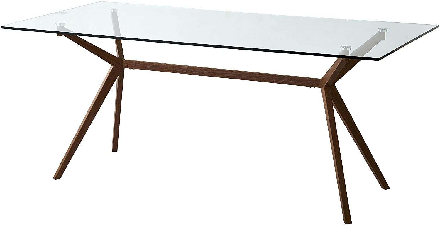 ダイニグテーブル テーブル おしゃれ ガラス天板 強化ガラス ガラステーブル 長方形 北欧 食卓 モダン シンプル 北欧 ダイニングテーブル テーブル 6人掛け 北欧 180 高さ 75cm スチール脚 アイアン脚 木目調 カフェ風 ガラス天板 強化ガラス 長方形 おしゃれ お洒落 人気