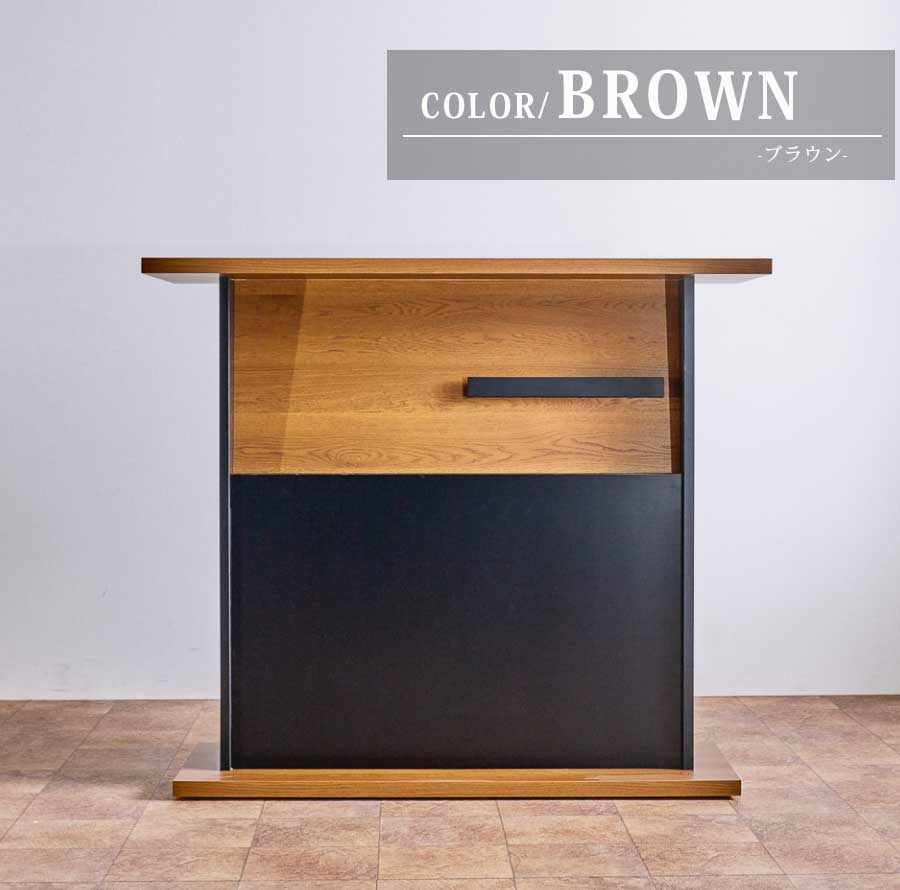 現品処分品　受付カウンター木製コーナーテーブル ダークブラウン 楽天市場】コーナーカウンター カウンターテーブル コーナーラック