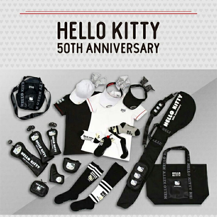 HELLO KITTY ハロー・キティ 50周年 パターカバー (ピン型) SR1424BK-5 50th Anniv...