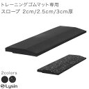 ライシン ゴムマット 専用 スロープ 厚さ 2cm / 2.5cm / 3cm 1枚 トレーニングマット用パーツ