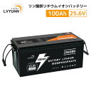 【クーポン価格47,998円 5/20まで】LVYUAN(リョクエン) 25.6V/100Ah 2.56kWh リン酸鉄リチウムイオンバッテリー LiFePO4...