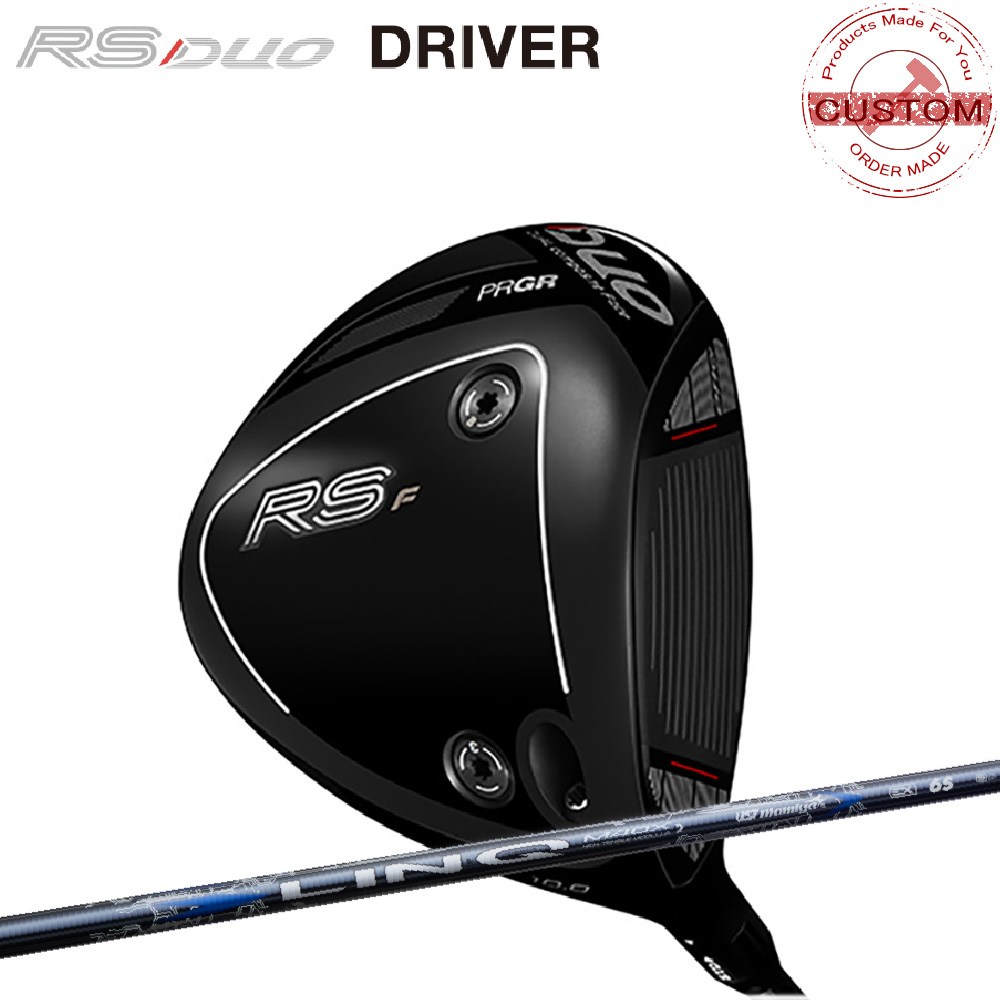 ゴルフクラブ カスタム プロギア 26モデル RS F ドライバーLIN-Q BLUE EX リンクブルーEX USTマミヤ 26モデル PRGR RS DUO