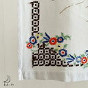 【中古】for you目隠しクロス(108×55)テーブルクロス ハンドメイド ヨーロッパ生地 ヴィンテージクロス テーブルウェア ランチョンマット 生地 リメ...