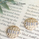 【50%OFFセール】サークルBEACHチャーム2個セットメール便対応 beach BEACH ビーチ アクセサリーパーツ ハンドメイド 手芸 ピアス イヤリン...