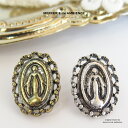 【10%OFFクーポン配布中】メダイチャーム2個セットメール便対応 アクセサリーパーツ ハンドメイド 手芸 ブレスレット チョーカー マリア像 マリア様 ヴィン...