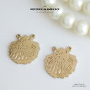 【10%OFFクーポン配布中】両カンシェルチャーム2個セットメール便対応 アクセサリーパーツ ハンドメイド 手芸 ピアス イヤリング ネックレス ブレスレット ...