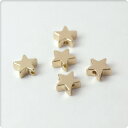 星のチャーム 穴あり 10個セットメール便対応 アクセサリーパーツ 手芸 ハンドメイド 材料 素材 ゴールド 星形 星型 スター 通し穴 ネックレス ブレスレッ...