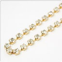 【10%OFFクーポン配布中】ダイヤレーン 4mm 10cm単位(ストーン15個)メール便対応 アクセサリーパーツ ハンドメイド 手芸 手作り チェーン 透明 ...