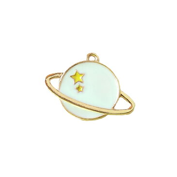 【20%OFFセール】土星チャーム【メール便対応】【ハンドメイドパーツ ビーズ ピアス】 ビンテージ/ヴィンテージ風