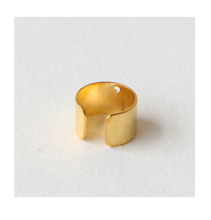 【10%OFFクーポン配布中】真鍮製 シンプルイヤカフメール便対応 アクセサリーパーツ 手作り 材料 おしゃれ 素材 DIY 材料 通販トレンド ピアス イヤーカフ イヤリング ゴールド 流行 真ちゅう