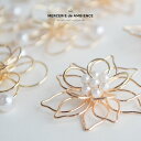 【10%OFFクーポン配布中】ワイヤーフラワーチャーム 2個セットメール便対応 アクセサリー パーツ チャーム ハンドメイド アクセサリーパーツ 手作り 材料 ...
