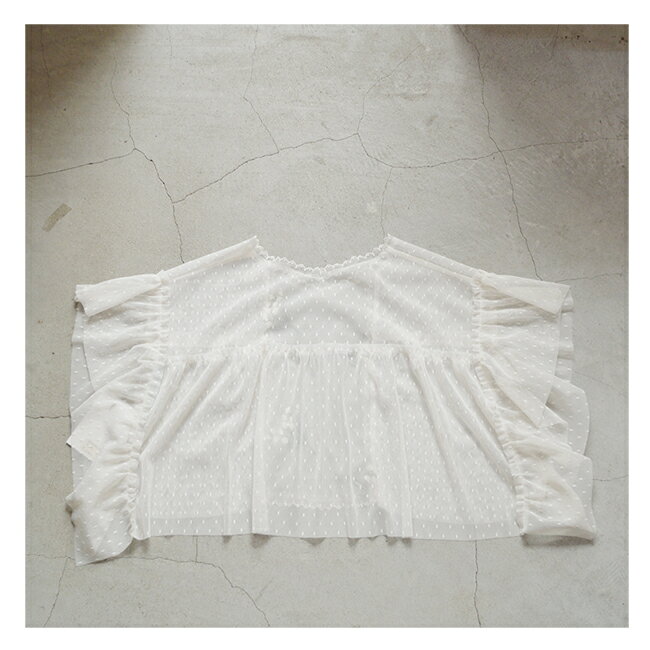 【10%OFFクーポン配布中】kukka tuuli スズラン刺繍 レースの付け襟 ホワイト付け襟 レース スズラン 刺繍 レディース 22春夏 クリーム ネイビー 日本製 メール便発送