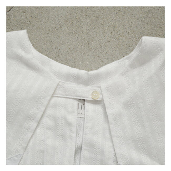 【10%OFFクーポン配布中】ALIARE コットンジレ付け襟 レース スズラン 刺繍 レディース 22春夏 クリーム ネイビー 日本製 メール便発送
