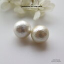 コットンパール 18mm 4個 丸玉 片穴 (キスカ・ホワイト)メール便対応 アクセサリーパーツ ハンドメイド 手芸 クラフト 綿 コットン オケージョン 大人...