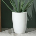 背が高い 植木鉢 光沢感 大型 装飾用 セラミック 大型植木鉢 プランター 排水孔付き サボテンポット 植木ポット 寄せ植え鉢 特大 リビング 置き インテリア...