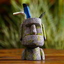 ペンスタンド ペン 収納 ペンホルダー モアイ像 【ボールペン 鉛筆 メガネ 眼鏡 ステーショナリー 収納 デザイン 文房具 文具 卓上 デスク周り 子供部屋 ...