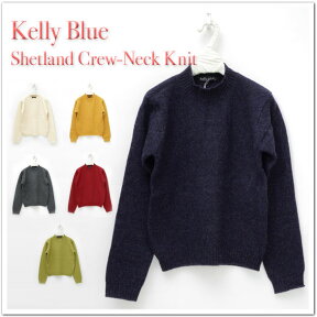 【SALE】kelly blueクルーネックニット☆☆◆◆＊＊【TY】