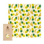【正規品】banana pine | 33×33cm お試し 買い足し 蜜蝋 SuperBee Beeswax Wraps ミツロウラップ | 再利用可能なフードラップ | オーガニック エコロジー みつろう エコラップ | サスティナブル