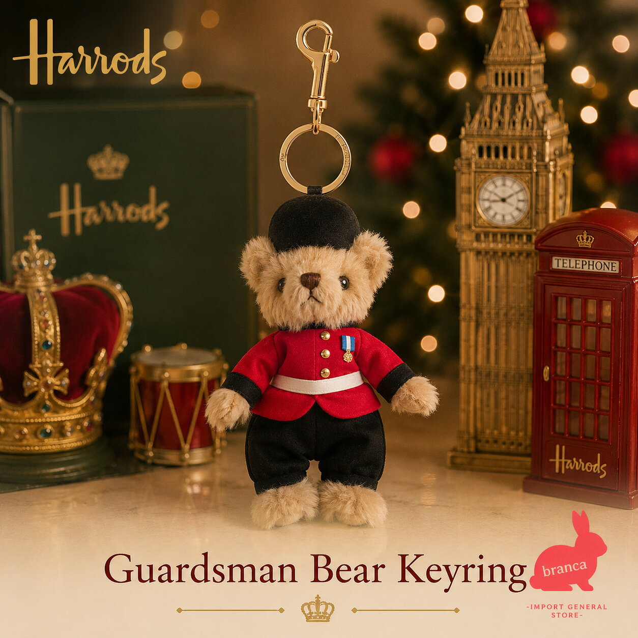楽天市場】harrods(ハロッズ) テディベア largeの通販