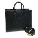 コーチ 2WAYハンドバッグ エーストート 35 CR684 ブラック レザー 中古 トートバッグ 黒 肩がけ ビジネス レディース COACH