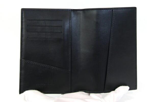 �ܥåƥ������ͥ� �ѥ��ݡ��ȥ����� �����å� 777046 �֥�å� �쥶�� ��� �ѥ��ݡ��ȥ��С� �֥å����С� ��ǥ����� ��� BOTTEGA VENETA