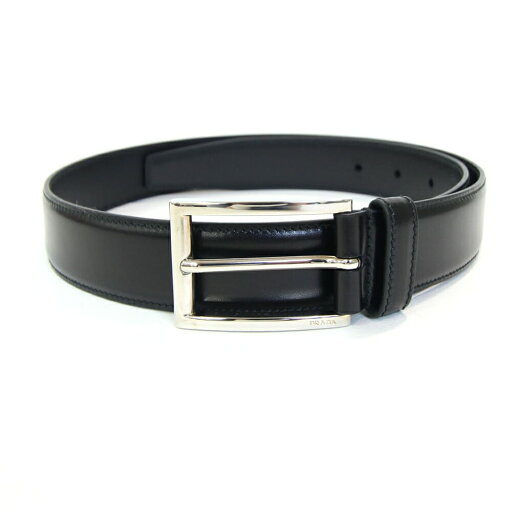 プラダ ベルト 2C2114 ブラック シルバー金具 レザー 中古 メンズ 男性 ビジネス スーツ ファッション アパレル PRADA プラダ ベルト 2C2114 ブラック シルバー金具 レザー 中古 メンズ 男性 ビジネス スーツ ファッション アパレル PRADA