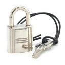 エルメス カデナ シルバー メタル 中古 カギ 鍵 南京錠 嘉手納 レディース メンズ 男女兼用 HERMES