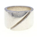 エルメス リング カッティングリング SV スターリングシルバー925 サイズ51 中古 指輪 アクセサリー ヴィンテージ オールド レディース HERMES(4)