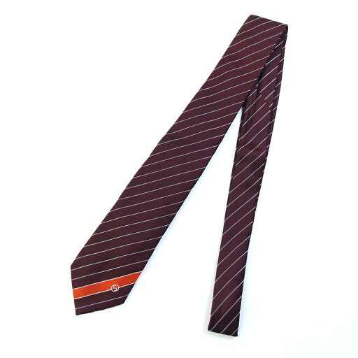 グッチ ネクタイ 408866 ボルドー シルク100% 中古 スーツ ビジネス ファッションストライプ メンズ GUCCI グッチ ネクタイ 408866 ボルドー シルク100% 中古 スーツ ビジネス ファッションストライプ メンズ GUCCI