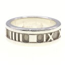 ティファニー リング アトラス SV スターリングシルバー925 9号 中古 指輪 アクセサリー レディース TIFFANY&CO