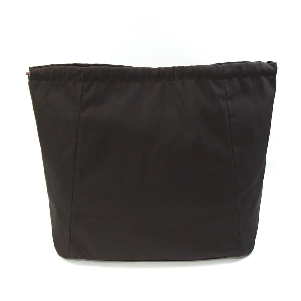 エルメス インナーバッグ ブラッシングキッド用バッグ〈グルームII〉付属品 ダークブラウン ポリアミド..