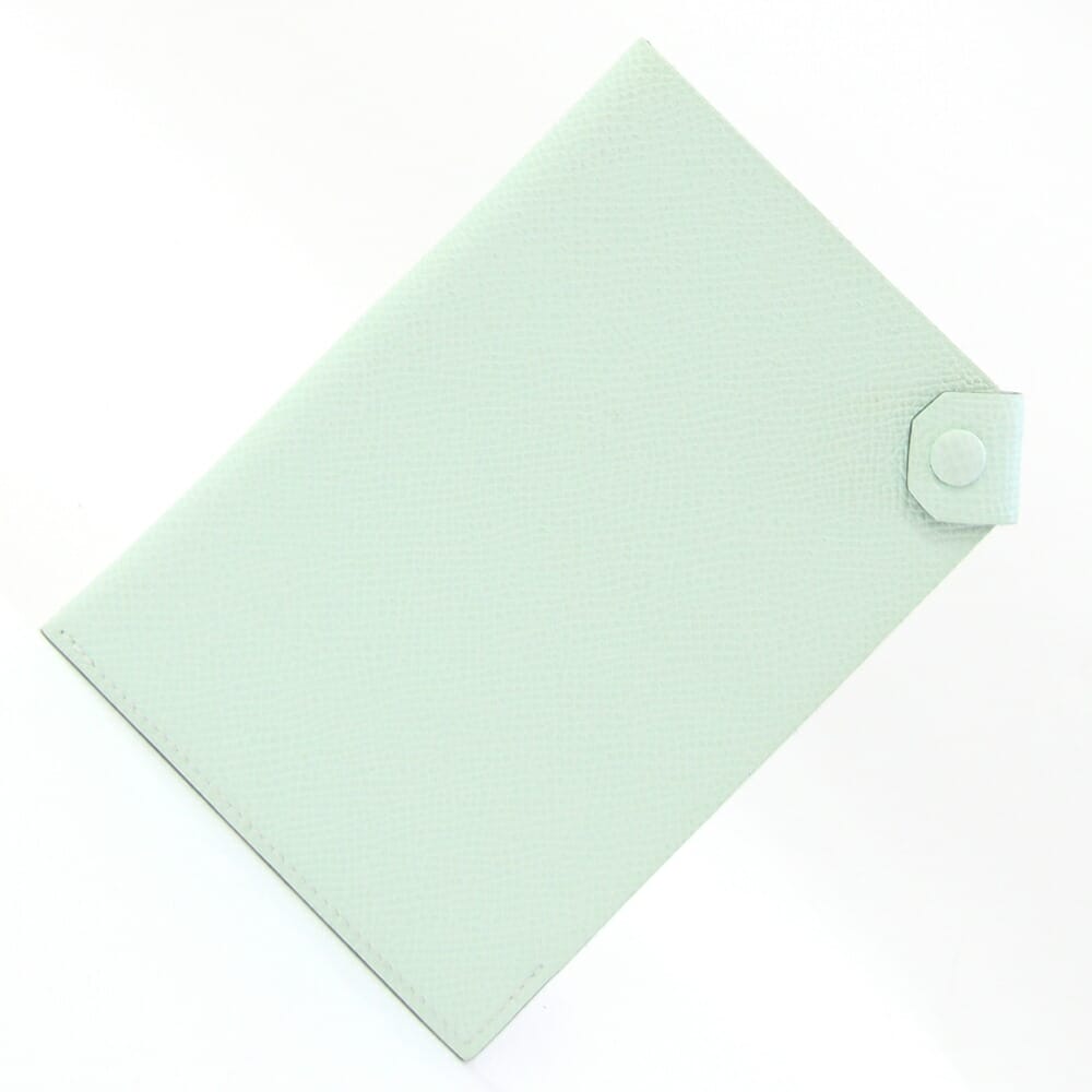 エルメス パスポートケース ターマックPM ヴェールフィズ ヴォーエプソン X刻印 2016年製造 中古 パス..