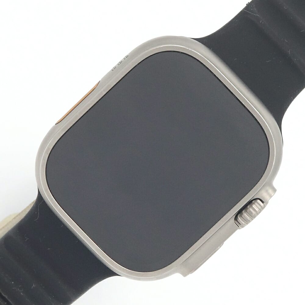 アップル メンズウォッチ Apple Watch Ultra 第一世代 49mm GPS＋Cellular MQFK3JA ナチュラルチタニウム ブラック 中古 スマートウォッチ 腕時計 メンズ 男性 AppleWatch